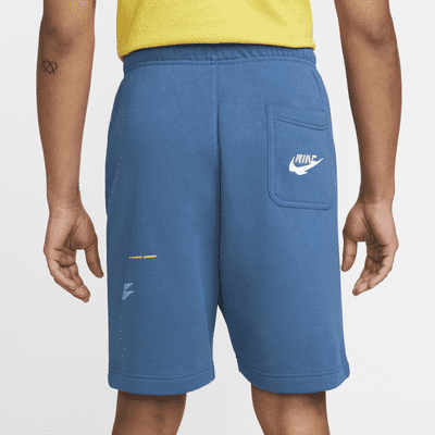 blue and green nike shorts