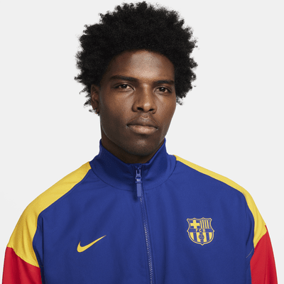 Track jacket da calcio Nike Dri-FIT FC Barcelona Strike – Uomo