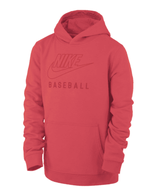 Подростковое худи Nike Swoosh Club Fleece Big Kids' Baseball Pullover Hoodie