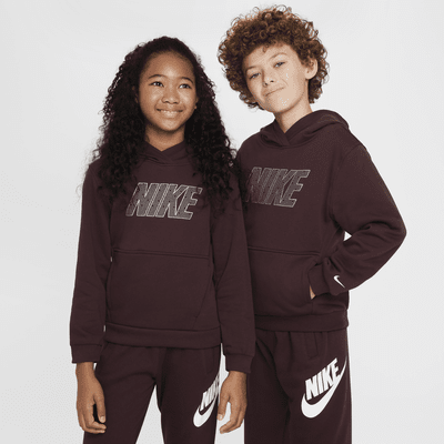 Sudadera con gorro sin cierre para niños talla grande Nike Sportswear Club Fleece