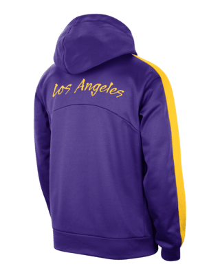 2017 Nike x NBA Therma Fit Los Angeles Lakers Hoodie