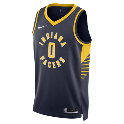 Indiana Pacers Icon Edition 2022/23 Nike Dri-FIT Swingman NBA-jersey voor heren