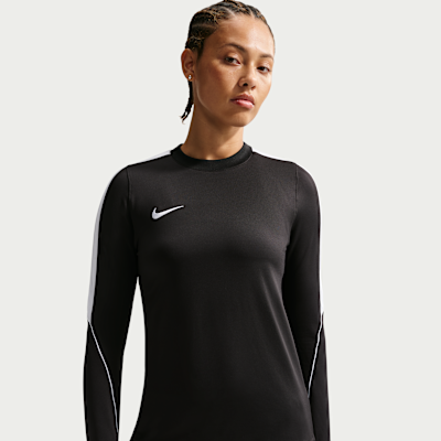 Playera de fútbol Dri-FIT de cuello redondo para mujer Nike Strike