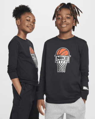 Подростковая футболка Nike Sportswear Big Kids' Long-Sleeve