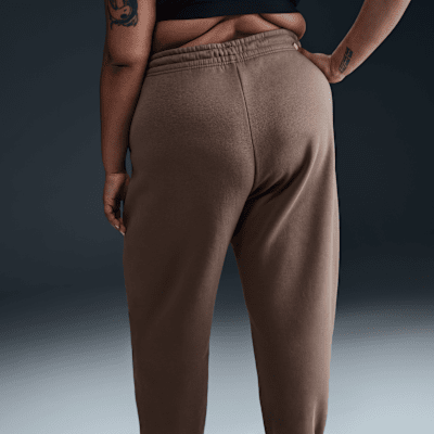 Nike Sportswear Phoenix Fleece Women's High-Waisted Oversized Tracksuit Bottoms (Plus Size)