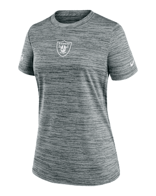 Женская футболка Las Vegas Raiders Sideline Team Issue Velocity Nike Dri-FIT NFL