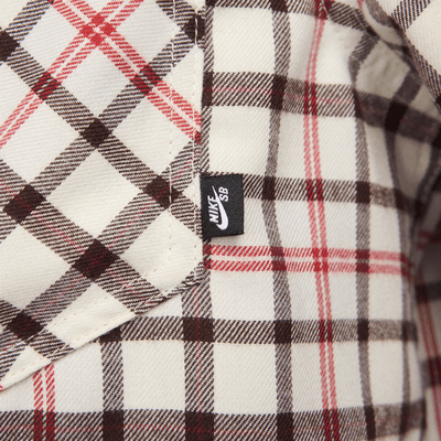 Nike SB Long-Sleeve Flannel Skate Button-Down Shirt. Nike MY