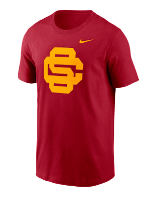 Мужская футболка USC Trojans Baseball Logo Nike College