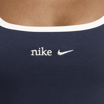 Nike Sportswear Women's Square-Neck Long-Sleeve Top. Nike AU