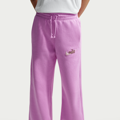 Nike Sportswear Phoenix Fleece Women's High-Waisted Wide-Leg Logo Pants