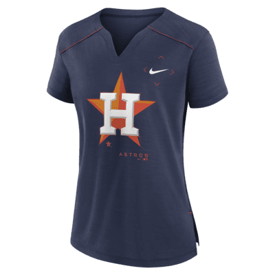 Nike Breathe Pure Pride (MLB Houston Astros) Women's Notch Neck T-Shirt.