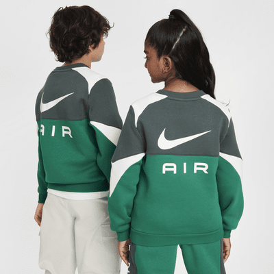 Nike Air-sweatshirt med rund hals til større børn