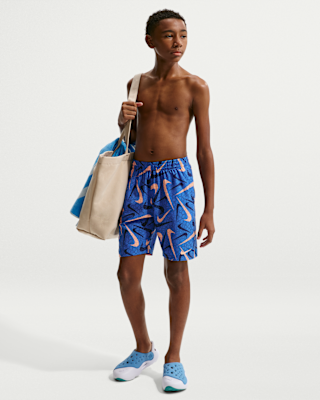 Детские шорты Nike Swim Breaker Big Kids' (Boys') 7" Brief-Lined Volley Short