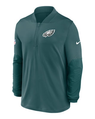 Мужские  Philadelphia Eagles Feel The Pressure Nike Dri-FIT NFL 1/2-Zip Top