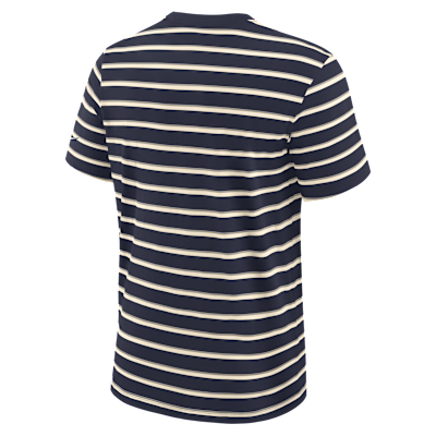 Playera universitaria Nike para hombre Penn State Athletic Prep Legacy Summit Stripe