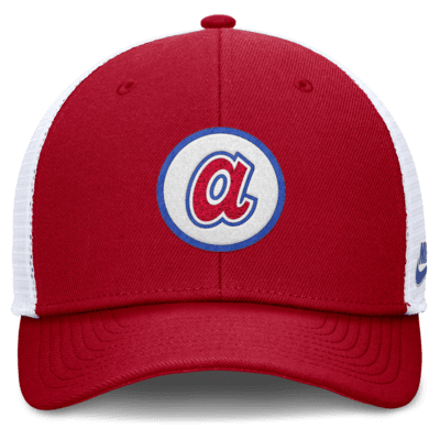 Atlanta Braves Cooperstown Rise Men's Nike Dri-FIT MLB Trucker Adjustable Hat