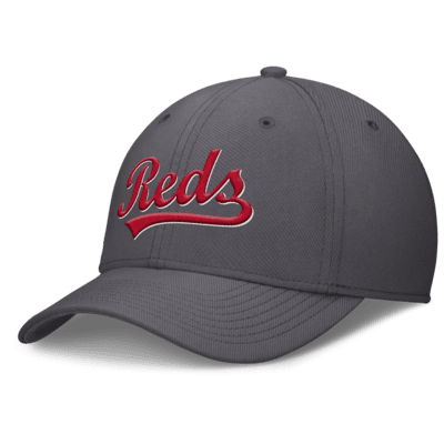 Gorra Nike Dri-FIT de la MLB para hombre Cincinnati Reds Swoosh