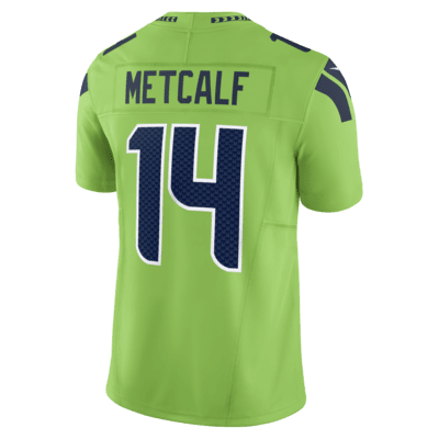 DK Metcalf Seattle Seahawks Nike Vapor Elite Jersey Authentic Size