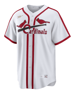 Men's Nike Stan Musial Red St. Louis Cardinals Cooperstown Collection Name  & Number T-Shirt