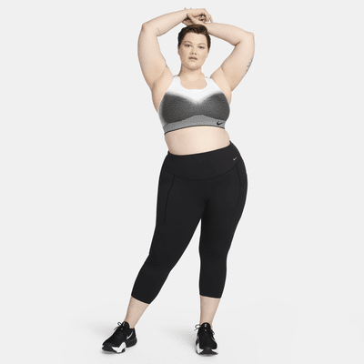 Brassière de sport non rembourrée à maintien supérieur Nike Swoosh Flyknit pour femme