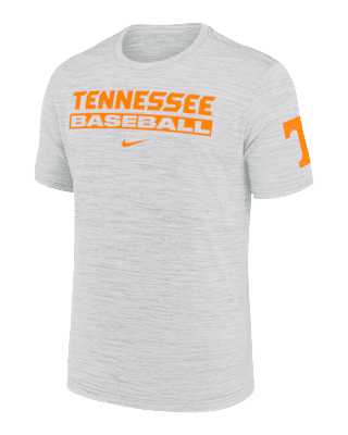 Мужская футболка Tennessee Volunteers Velocity Baseball Wordmark Stack Nike Dri-FIT College