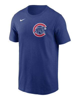 Мужская футболка Chicago Cubs Fuse Wordmark Nike MLB