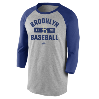 Nike Cooperstown Vintage Tri-Blend Raglan (MLB Cincinnati Men's T-Shirt.