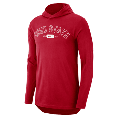 Ohio State Men's Nike Dri-FIT College Hooded T-Shirt