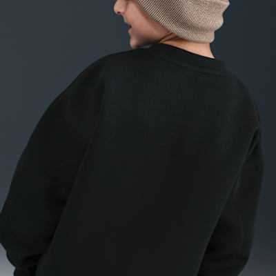 Volnější mikina Nike Sportswear Tech Fleece s kulatým výstřihem pro větší děti (chlapce)