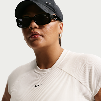 Nike Sportswear Chill Knit Women's Tight Short-Sleeve Ribbed Top (Plus Size)