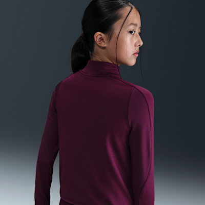 Haut à manches longues et demi-zip Therma-FIT Nike Pro pour ado (fille)