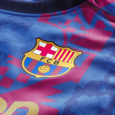 Kit del FC Barcelona alternativo 2021/22 para bebé e infantil. Nike.com