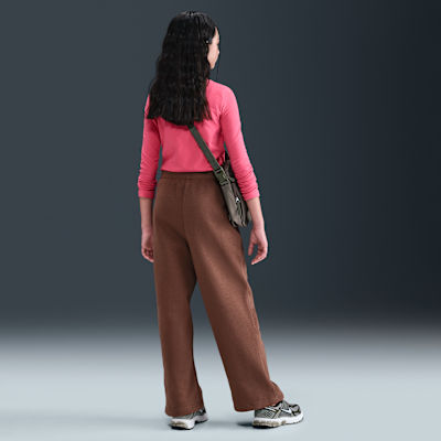 Pants de pierna ancha para niña Nike Sportswear Club Fleece