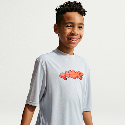 Nike Swim Hydroguard Big Kids' (Boys') Dri-FIT UV Short Sleeve Top