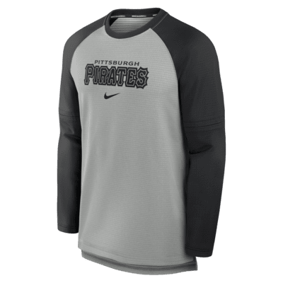 Pittsburgh Pirates Authentic Collection Game Time Men's Nike Breathe MLB Long-Sleeve T-Shirt