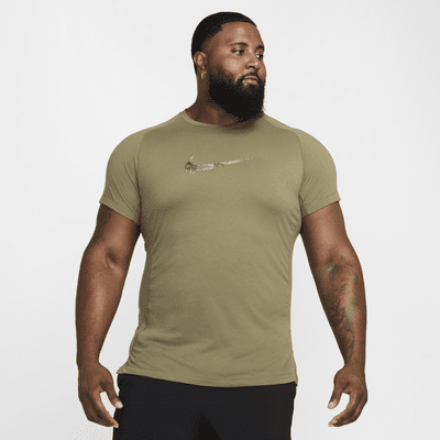 Playera de fitness de manga corta Dri-FIT para hombre Nike Flex Rep