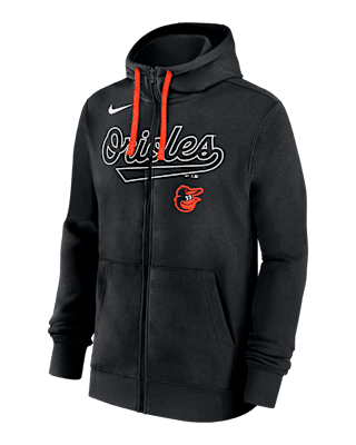 Мужское худи Baltimore Orioles Knockout Script Nike MLB Full-Zip Hoodie