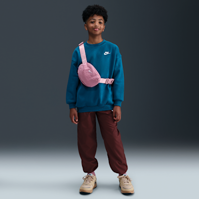 Sudadera oversized para niños talla grande Nike Sportswear Club Fleece