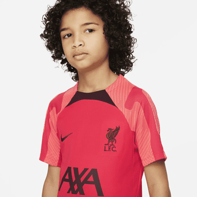Liverpool F.C. Strike Older Kids' Nike Dri-FIT Short-Sleeve Football Top