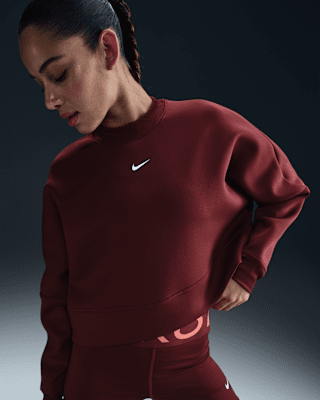 Женские  Nike Prima Dri-FIT Oversized Crew-Neck Cropped Top