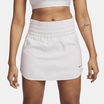 Skort Dri-FIT de tiro ultraalto para mujer Nike One