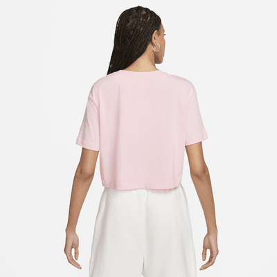 Playera cropped con logotipo para mujer Nike Sportswear Essential