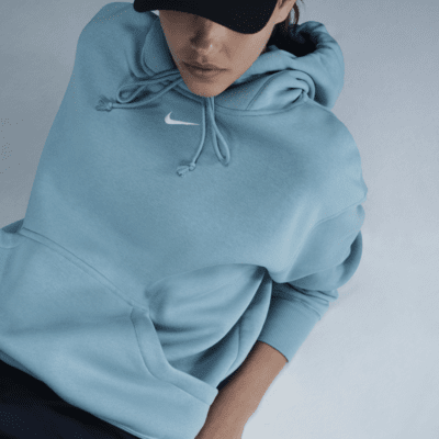 Nike Sportswear Phoenix Fleece túlméretezett, kapucnis, belebújós női pulóver