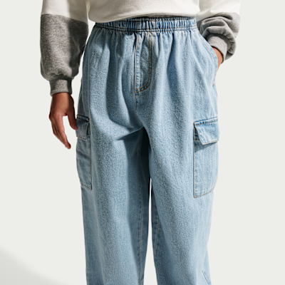 Nike Sportswear Collection Big Kids' Denim Cargo Pants