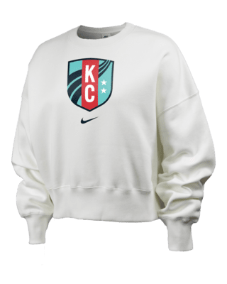 Женский свитшот Kansas City Current Phoenix Fleece Nike NWSL Crew-Neck