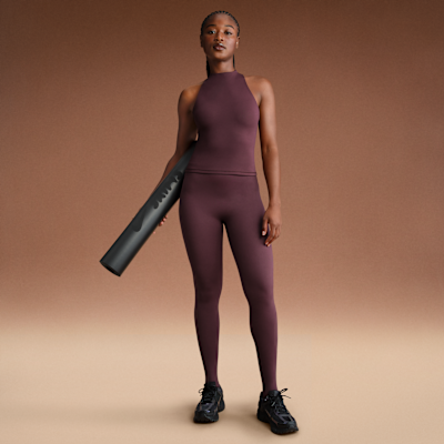 NikeSKIMS Matte Women's High-Waisted Footsie Grip Leggings