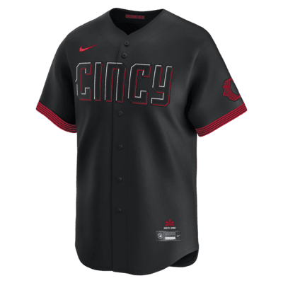 Jersey Nike Dri-FIT ADV de la MLB Limited para hombre Barry Larkin Cincinnati Reds City Connect