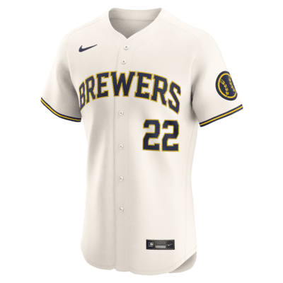 Christian Yelich Milwaukee Brewers Men's Nike Dri-FIT ADV MLB Elite Jersey