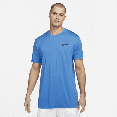 blue mens nike shirt