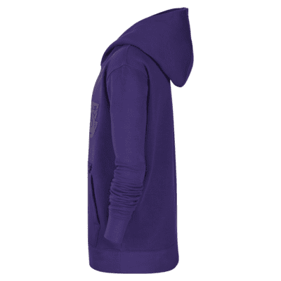 Los Angeles Lakers Courtside Nike NBA-hoodie van fleece voor kids